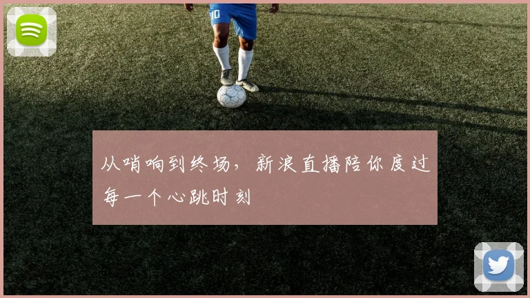 从哨响到终场，新浪直播陪你度过每一个心跳时刻